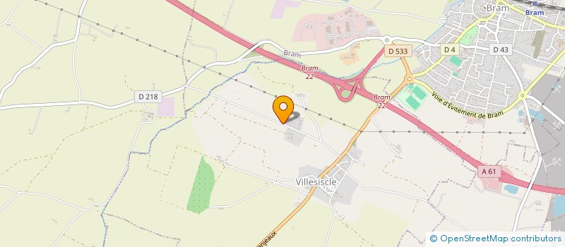 localisation de l'entreprise MADAME VIRGINIE GARDERES  VILLESISCLE