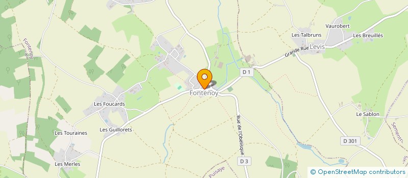 localisation de l'entreprise MADAME VIRGINIE GARDET  FONTENOY