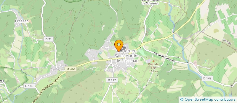 localisation de l'entreprise MADAME VIRGINIE GARDEZ  DURFORT-ET-SAINT-MARTIN-DE-SOSSENAC