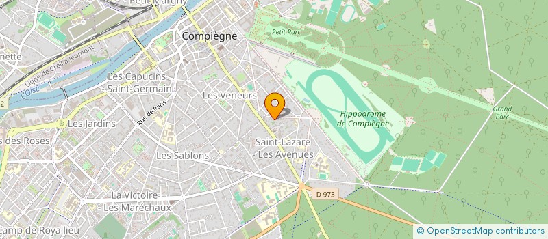 localisation de l'entreprise MADAME VIRGINIE GARNIER à COMPIEGNE