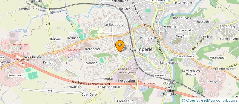 localisation de l'entreprise MADAME VIRGINIE GARRAULT  REDENE