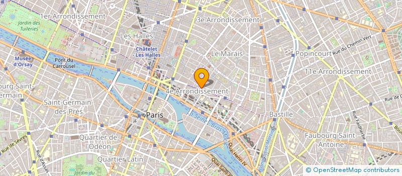 localisation de l'entreprise MADAME VIRGINIE GARRIC  PARIS