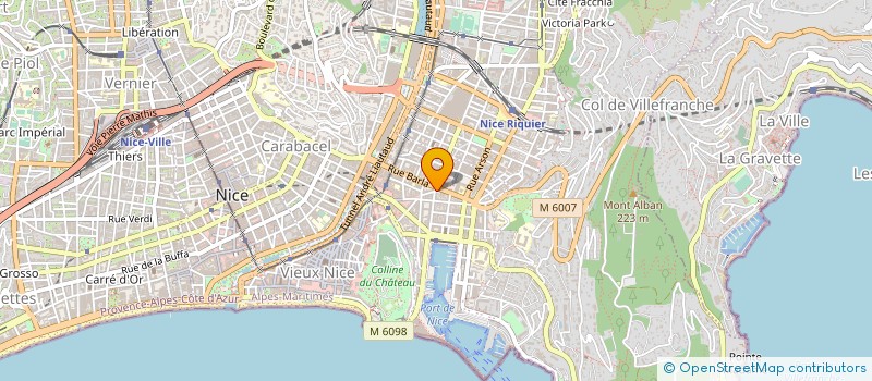 localisation de l'entreprise MADAME VIRGINIE GARRIDO à NICE