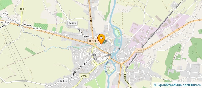localisation de l'entreprise MADAME VIRGINIE GARSAULT à SAINT-POURCAIN-SUR-SIOULE