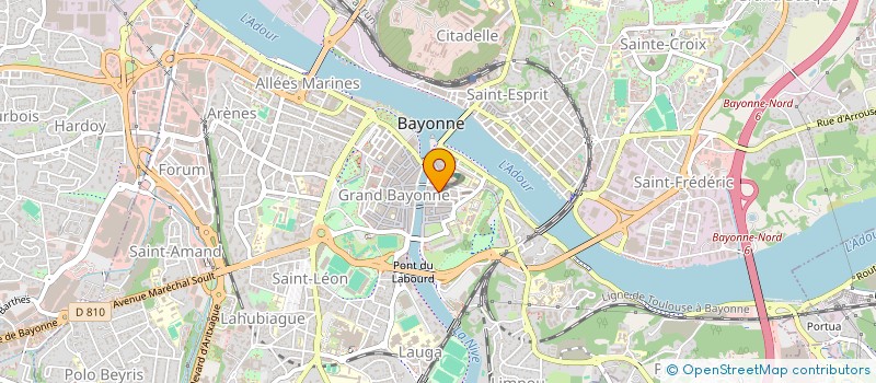 localisation de l'entreprise MADAME VIRGINIE GASCA à BAYONNE