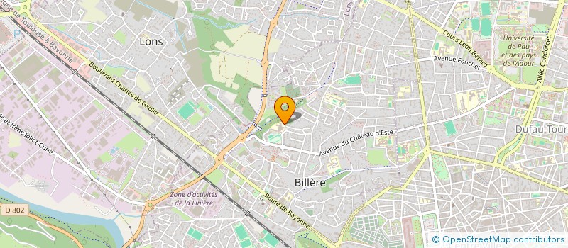 localisation de l'entreprise MADAME VIRGINIE GASNIER à BILLERE
