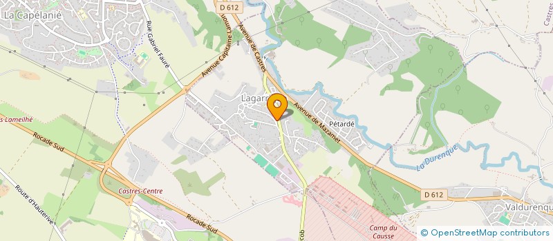 localisation de l'entreprise MADAME VIRGINIE GASPAROTTO  LAGARRIGUE