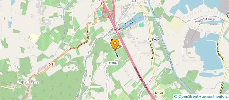 localisation de l'entreprise MADAME VIRGINIE GASTAL  CAUBEYRES