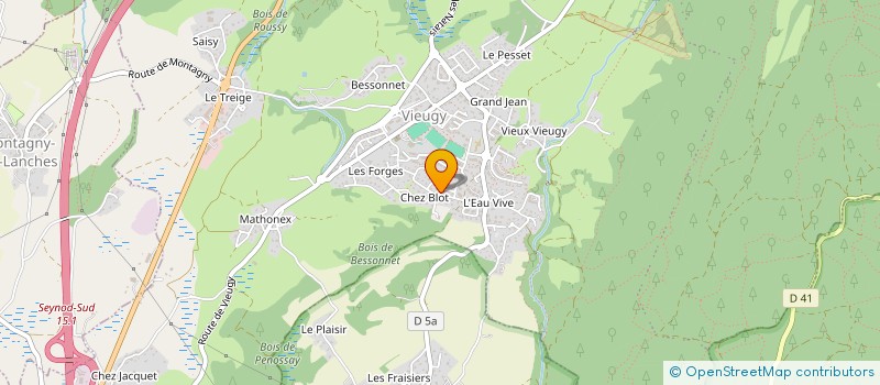 localisation de l'entreprise MADAME VIRGINIE GATIGNOL à ANNECY