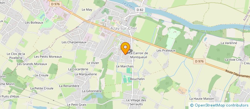 localisation de l'entreprise MADAME VIRGINIE GATINE  AZAY-SUR-CHER