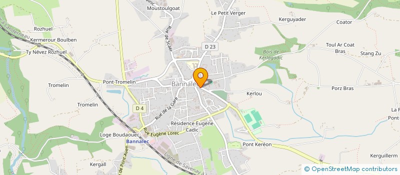 localisation de l'entreprise MADAME VIRGINIE GAUDE  LE TREVOUX