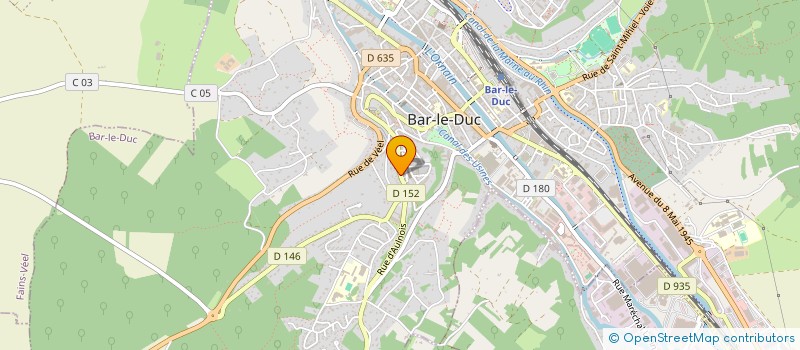 localisation de l'entreprise MADAME VIRGINIE GAUTHIER à BAR-LE-DUC