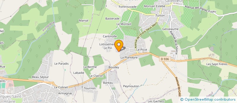 localisation de l'entreprise MADAME VIRGINIE GAY  SALLEBUF