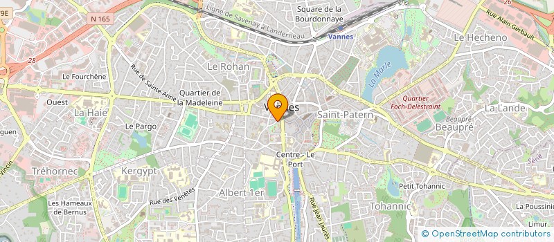 localisation de l'entreprise MADAME VIRGINIE GEFFROY à VANNES