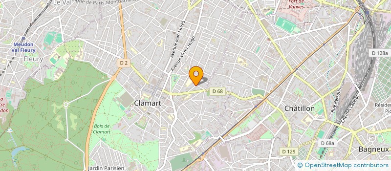 localisation de l'entreprise MADAME VIRGINIE GEFFROY à CLAMART