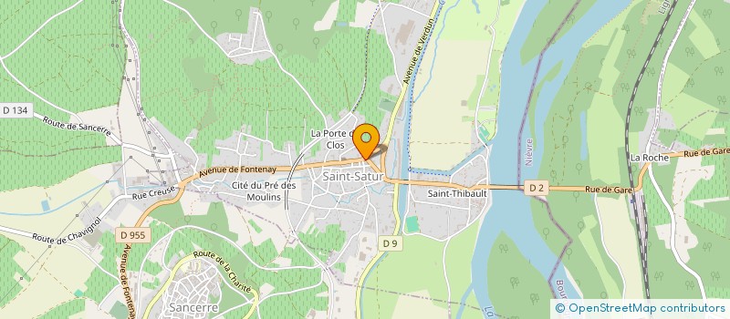 localisation de l'entreprise MADAME VIRGINIE GENTIL  SAINT-SATUR