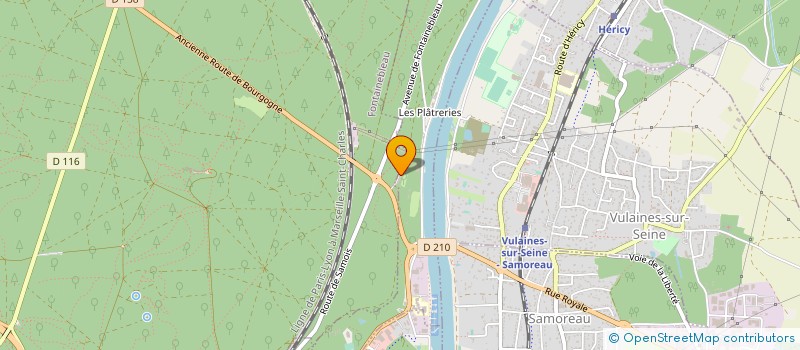 localisation de l'entreprise MADAME VIRGINIE GEORGES  SAMOIS-SUR-SEINE