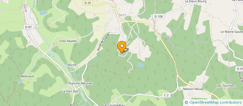 localisation de l'entreprise MADAME VIRGINIE GEORGET  SERS