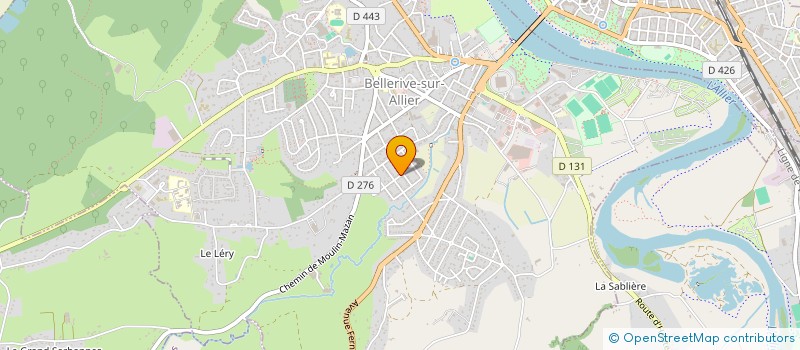 localisation de l'entreprise MADAME VIRGINIE GERAUD  BELLERIVE-SUR-ALLIER