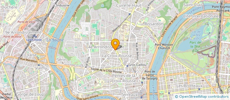 localisation de l'entreprise MADAME VIRGINIE GERAUD à LYON