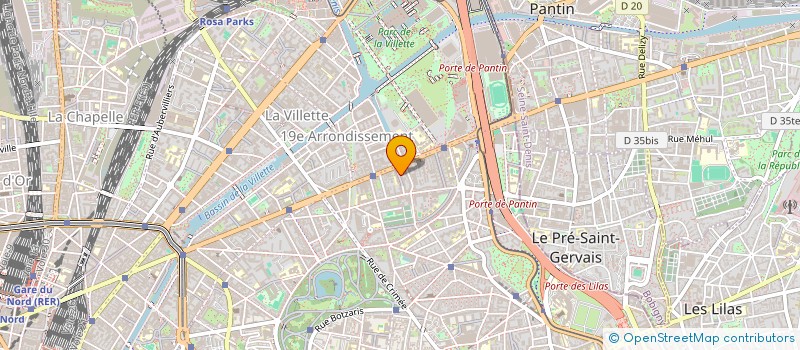 localisation de l'entreprise MADAME VIRGINIE GERVAISE  PARIS