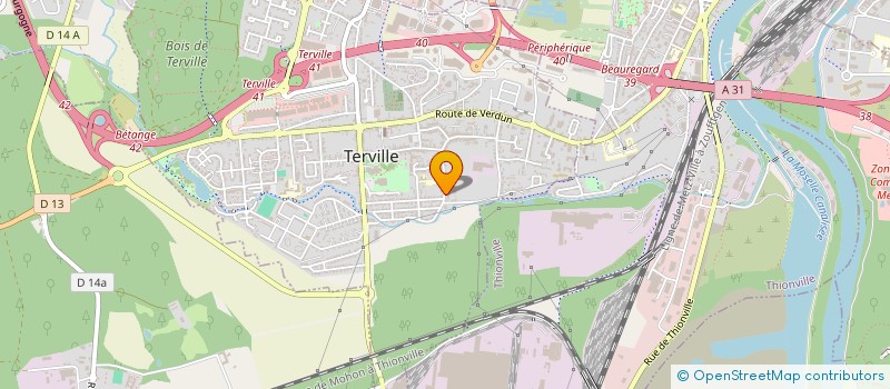 localisation de l'entreprise MADAME VIRGINIE GEYER  TERVILLE