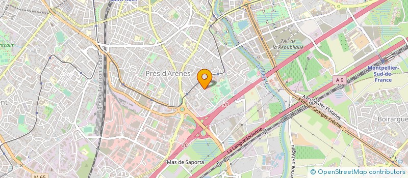 localisation de l'entreprise MADAME VIRGINIE GIGON-DESORMERIE  MONTPELLIER