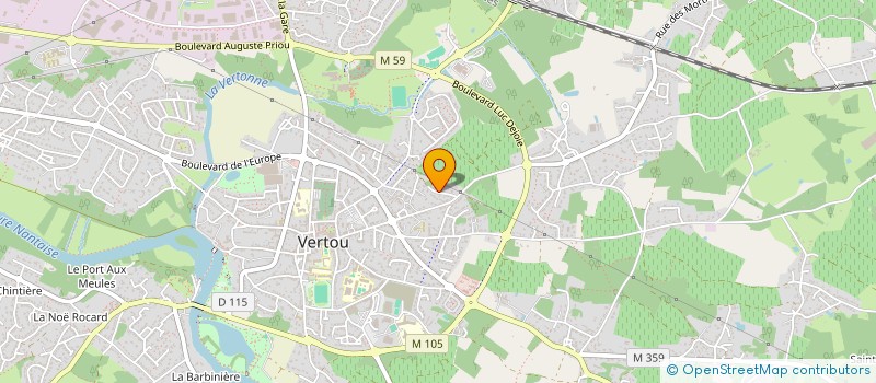localisation de l'entreprise MADAME VIRGINIE GIGUET à VERTOU