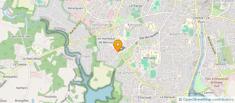 localisation de l'entreprise MADAME VIRGINIE GILLAIN à VANNES