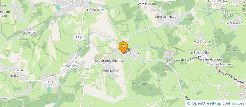 localisation de l'entreprise MADAME VIRGINIE GILLE  FETERNES