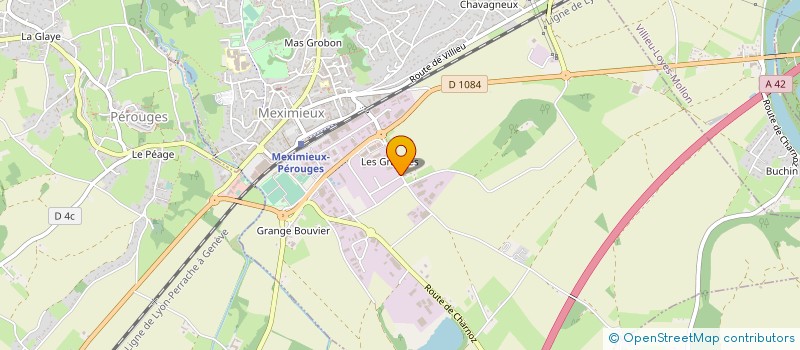 localisation de l'entreprise MADAME VIRGINIE GIRARDEAU à MEXIMIEUX