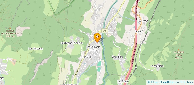 localisation de l'entreprise MADAME VIRGINIE GIRARDOT  LE GUA