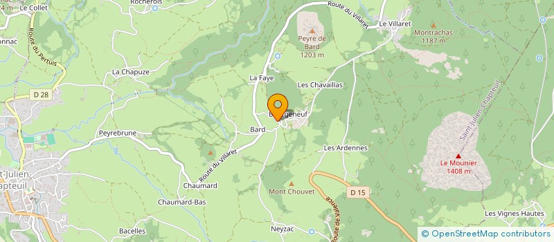 localisation de l'entreprise MADAME VIRGINIE GIRAUD  SAINT-PIERRE-EYNAC