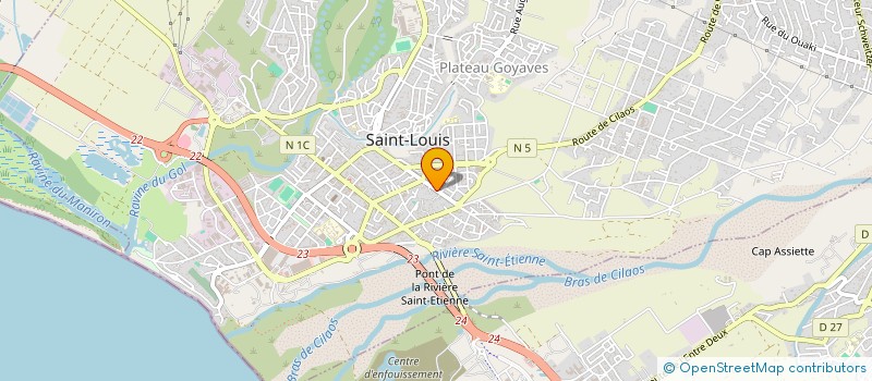 localisation de l'entreprise MADAME VIRGINIE GIVRAN à SAINT-LOUIS
