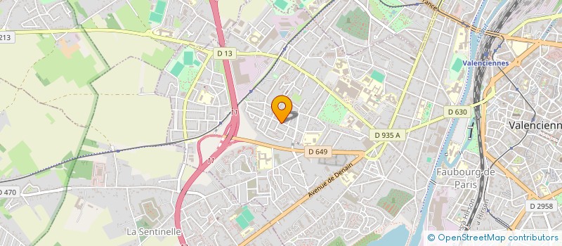 localisation de l'entreprise MADAME VIRGINIE GLAUDEL  VALENCIENNES