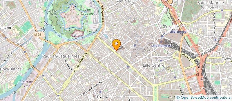 localisation de l'entreprise MADAME VIRGINIE GODRON à LILLE