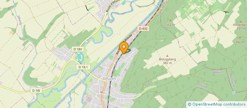 localisation de l'entreprise MADAME VIRGINIE GOELLER  ZILLISHEIM