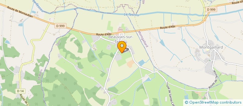 localisation de l'entreprise MADAME VIRGINIE GOETZ  BEAUVAIS-SUR-TESCOU