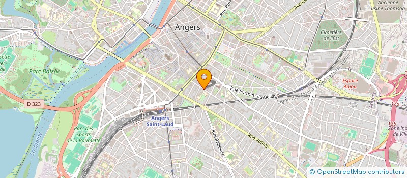 localisation de l'entreprise MADAME VIRGINIE GOHIN à ANGERS