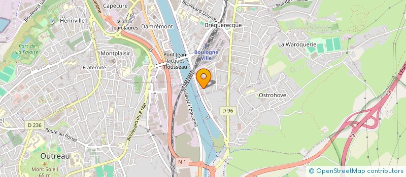 localisation de l'entreprise MADAME VIRGINIE GOLLIOT  BOULOGNE-SUR-MER