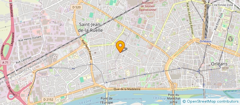 localisation de l'entreprise MADAME VIRGINIE GOMES à ORLEANS