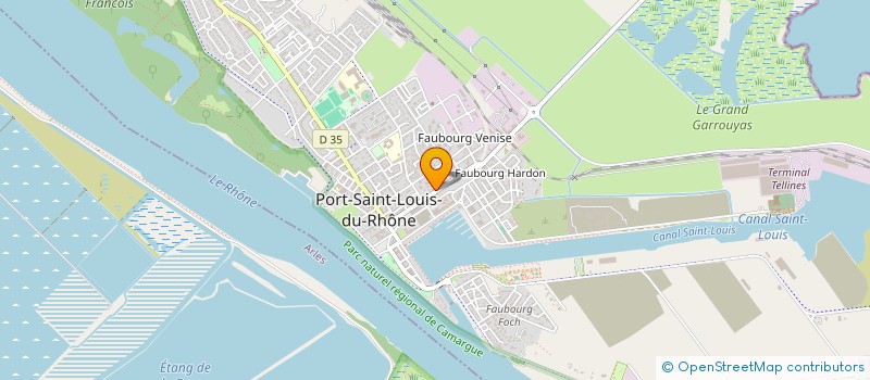 localisation de l'entreprise MADAME VIRGINIE GONARD à PORT-SAINT-LOUIS-DU-RHONE