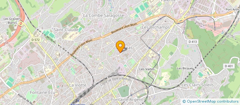 localisation de l'entreprise MADAME VIRGINIE GONCALVES  BESANCON