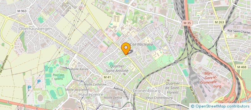 localisation de l'entreprise MADAME VIRGINIE GONCALVES  STRASBOURG