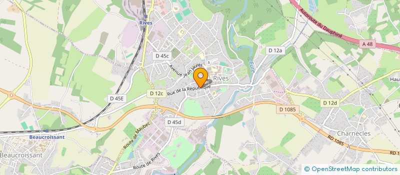 localisation de l'entreprise MADAME VIRGINIE GONCALVES-MAGALHAES  RIVES