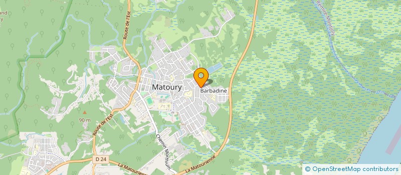 localisation de l'entreprise MADAME VIRGINIE GONFIER  MATOURY