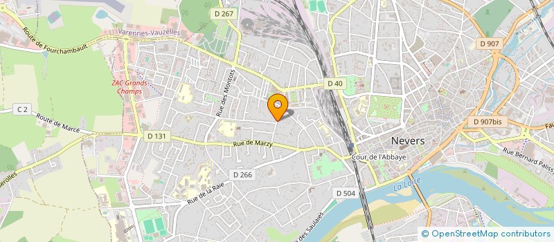 localisation de l'entreprise MADAME VIRGINIE GONTIER à NEVERS