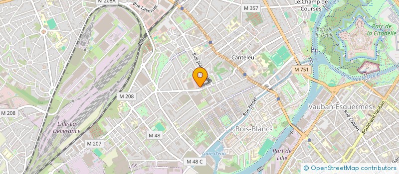 localisation de l'entreprise MADAME VIRGINIE GORIN  LILLE