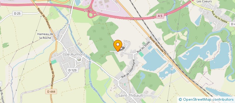 localisation de l'entreprise MADAME VIRGINIE GOSSO  SAINT-THIBAULT