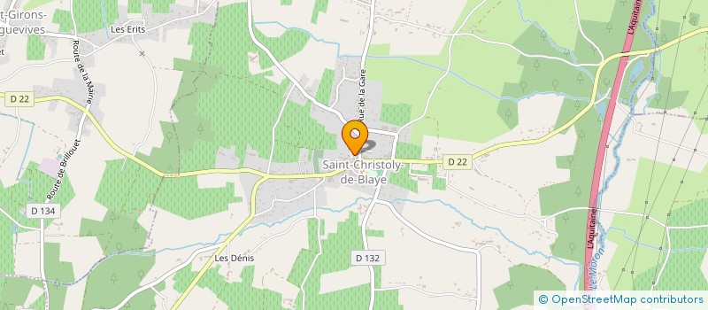 localisation de l'entreprise MADAME VIRGINIE GOSSOIN  CIVRAC-DE-BLAYE